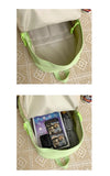 Qfdian  Women Y2k Aesthetic Simple Star Backpack All Match Students Fashion Casual Schoolbags Japanese High-capacity Backpacks Trendy