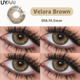 Qfdian  NEW Color Contact Lenses For Eyes Beauty Color Contact Cosmetic Beauty Natural Color Pupils Black Lens Big Eyes Green lens