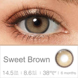 Qfdian（0~-6.0）Magister Colorcon 1 Pair Color Contact Lenses with Degree Myopia Lenses Grey Lenses Cosmetics Contact Lens Fast Delivery