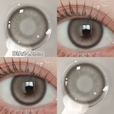 Qfdian  2pcs Myopia Color Contact Lenses for Eyes with Prescription Beauty Pupils Makeup Eye Color Lenses Fashion Blue Lenses