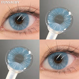 Qfdian  1 Pair Colorcon Korean Lenses Color Contact Lenses For Eyes Lenses Natural Lens Cosmetic Contact Lens Fashion Pupils