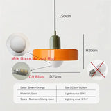 Qfdian  Nordic Pendant Light Glass Home Decorative Lamp For Living Room Restaurant Bedroom Study Indoor Hanging Illumination Luminaires