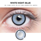 Qfdian  2pcs pupils halloween Blue Green contact lenses for Eyes Natural Colored contact lenses Prescription myopia Brown Lens