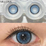 Qfdian Contact Lenses Color Cosmetic Myopia Degree Contact Lenses Prescription Fashion Natural Cosmetic Lenses High Quality