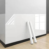 Qfdian Transparent and detachable anti oil contact protective film wall sticker kitchen bedroom wall electrostatic wallpaper