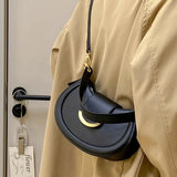Qfdian 2025 New Y2k Aesthetic Simple Fairy Underarm Bag Women Trendy All Match Top-Handle Bags Vintage Casual Fashion Shoulder Handbags