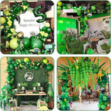Qfdian  Dark Green Balloons Garland Kit Safari Jungle Theme Ballon Arch 1st Birthday Party Baby Shower Decoration Christmas Globos Decor