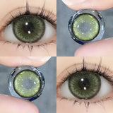 Qfdian 2PCS New Blue Colored Contact Lenses Gray Change the Color the High Quality Beauty Pupil Makeup Eyes Lens Fast Shipping
