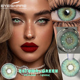 Qfdian 1 Pair Colorful Contact Lenses for Eyes Fashion Blue Eye Lenses Green Lenses Gray Eye Contacts Yearly Lens Eye Contact