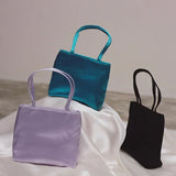 Qfdian Women Vintage Solid Mini Cellphone Bag All Match Casual Y2k Aesthetic Shopping Bags Japanese Simple Fashion Purses and Handbags