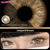 Qfdian  Natural Brown Big Eyes Color Contact Lenses for Eyes Blue Beauty Natural Pupils Style Lens Contacts Fast Shipping Yearly