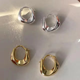 Qfdian 925 Sterling Silver Earrings for Women Ear Hoop Versatile Sweet Girl Fashion Jewery New Year Gifts Accessories