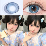 YIMEIXI 10Pcs Daily Color Contact Lenses for Eyes With Diopters High Wearing Comfort Natural Korean Beauty Pupils