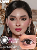 Qfdian  Color Contact Makeup Eye Color lenses Black Eye Lens Cosmetics Woman Makeup Colorcon Water Light Natural Contact lenses