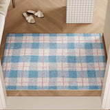 Qfdian  Absorbs Dirt Entrance Rug Outdoor Door Scraping And Dust Removal Foot Mat Pvc Wire Circle Dirt Resistant Carpet