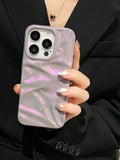 Qfdian  Wrinkle Pattern Suitable For Iphone 16 Pro Max Phone Case 14 15 13 12 Pro All Inclusive Soft Case Anti Fall Protective Cover
