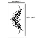 Qfdian  Sexy temporary stickers with herbal juice waterproof and non reflective solid color pattern on  chest and waist tattoo stickers