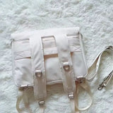 Qfdian  Sweet Heart Fashion Casual Women's Handbags Y2k Aesthetic Chic Shoulder Crossbody Bag Korean Ins Students All Match Laptop Bags