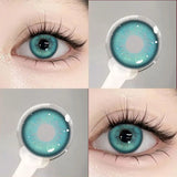 Qfdian Colored Beautiful Pupil Contact Lenses Myopia Cosmetic for Eyes Artificial pupil Degree Contact  lens Prescription