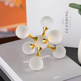 Qfdian  Minimalist Crystal Art Ornaments Geometric Crystal Sculpture Living Room TV Cabinet Coffee Table Entrance Home Decoration