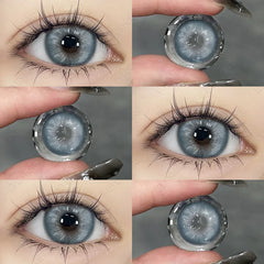 EYESHARE 1 Pair Natural Eye Color Lens Colored Contact Lenses for Eyes Blue Lenses Gray Eye Lenses Green Lenses Yearly Contacts