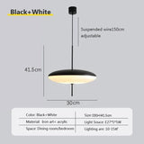 Qfdian  Nordic LED Pendant Light Flying Saucer Design Lamp For Bedroom Living Room Bar Cafe Office Restaurant Indoor Home Decor Lighting