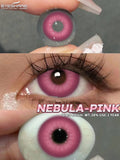 Qfdian 1pair Colored Contact Lenses Purple Eye Lenses Yearly Cosplay Red Lenses Cosmetic Contact Helloween Soft Makeup Pupils