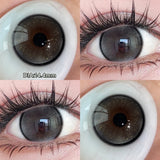 Qfdian  Daily Disposable 10PCS Colored Contact Lenses for Eyes Myopia Lens Beauty Pupils Eye Lenses Fashion Blue Purple Lenses