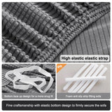 Qfdian  Sofa Cover Elastic For Living Room Home Jacquard Stretch  Slipcovers  Corner Couch Covers 1/2/3/4 Seater L Shape Free Shopping