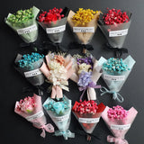 Qfdian Simulation All Over The Sky Star Dried Flower Bouquet Refrigerator Magnet Magnetic Refrigerator Decoration Household Post