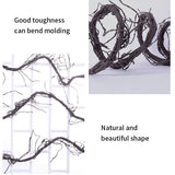 Qfdian  3m Hanging Rattan Artificial Fake Branches Tree Twigs Wall Trunk Cherry Branches Flexible Vines Home Garden Wedding Decoration