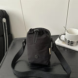 Qfdian  Streetwear Casual Simple Mini Cellphone Bags Y2k Aesthetic Fashion Trendy Shoulder Bag Women Vintage Pleated Handbags Crossbody