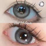 Qfdian  1 Pair/2pcs Color Contact Lenses for Bubble Series Eyes Fashion Natural Pupils Beauty Lens Eyes Myopia Lens Brown Lens