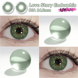 Qfdian  Hot Sales Colored Pupils for Eyes Blue Natural Look Eye Contacts 1 Pair Brown Fashion Lenses Beauty Green Eye Color Lens