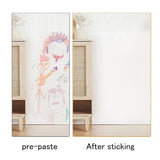 Qfdian 45CM self-adhesive wallpaper DIY grid background wall self-adhesive bedroom living room waterproof wall sticker home decoration