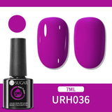 Qfdian 7ml Crystal Jelly Nude Rubber Base Gel Transparent Semi-permanent Varnish UV LED Construction Gel Nail Art Manicure