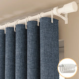 Qfdian Linen shade curtains, 99.9% shading rate, four seasons of household/commercial curtains
