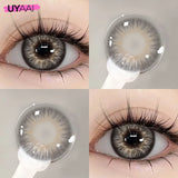 Qfdian  Color Contact Beauty OMG Series Colorcon Black Lens Big Eyes Cosmetic Green Lenses Colorcon NEW NAJIA Series Blue Pupils