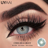 Qfdian  Colored Contact Lens NEW Twilight Series Cosmetics Natual Black Lens Woman Makeup Green Pupils Beauty Blue Contacts Lenses
