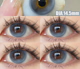 Qfdian 2Pcs Nature Colored Contact Lenses with Prescription Myopia Degree0.00-8.00 For New Lens Korean Hot Sale
