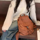 Qfdian  Streetwear Casual Travel Bags for Women All Match Simple Trendy Students Schoolbags Y2k Aesthetic Fashion Chic Backpacks Korean