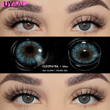 Qfdian  Color Contact Lenses for Eyes Makeup Brown Natural Big Eye Lenses Gray Eye Contact Green Color Lens NEW Cleopatra Series
