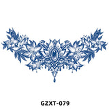 Qfdian New Wholesale Juice Chest Stickers Tattoo Herbal Semi-permanent Back Tatoo Wings Tattoo Stickpaper