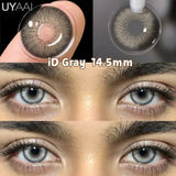 Qfdian  Color Contact Lenses NEW iD Series Beauty Green Lens Makeup Colorcon Fashion Black Eyes Lens Natural Brown Lenses For Eyes