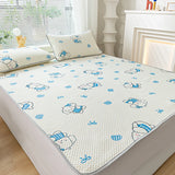 Qfdian Waterproof Breathable Quilted Mattress Protector Soft Hypoallergenic Cover Fitted Sheet Anti Mite Antibacterial