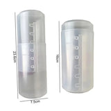 Qfdian  ‌Adjustable Makeup Brush Holder Organizer Clear Acrylic Waterproof Cosmetic Pen Case Vanity Office Bathroom ‌storage Tools