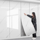 Qfdian 1 roll 40cm thick foam bedroom wallpaper marble imitation ceramic tile self-adhesive wallpaper kitchen oil proof wall sticker