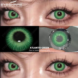 Qfdian 1pair/2pcs Colored Contact Lenses for Eyes Blue Contacts Purple Lenses Cosplay Contact Lenses Yearly Fashion Eye Lenses