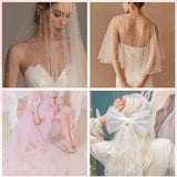 Qfdian Pearl Table Runner Gauze Chiffon White Wedding Arch Decoration Romantic Bridal Baby Shower for Holiday Party Birthday Cake Decor