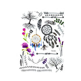 Qfdian  7 sytles Birds Waterproof Temporary Tattoo Sticker Tatuajes Fake Tatoo Sleeve Henna Tattoo Decals Body Art stickers